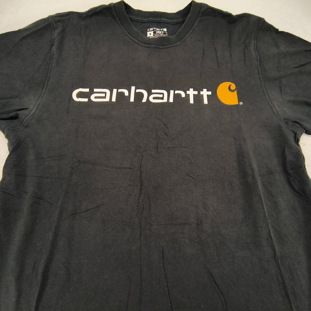 Carhartt Graphic Crew Neck Short Sleeve T Shirt Mens Size Medium M Black